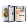 Ylittaa Menu Covers/Booklet, Triple Page, 3 Pockets, 6 View, for