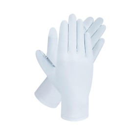 OhSunny Women Anti-UV Gloves Sun Protection UPF 50+ Full Finger Summer Cycling Touchscreen Gloves for Golf Driving Hiking SLM3M113D (Light Blue)