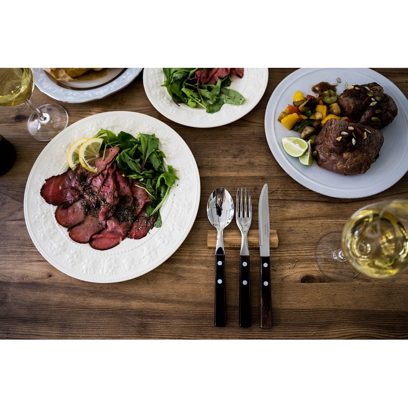 TRAMONTINA Dessert Spoon, 6.7 inches (17.0 cm), Polywood, Dark Brown