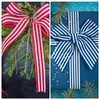 PATIKIL 20 Yards x 2" Christmas Ribbon, Metallic Wired Ribbon