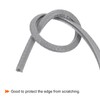 PATIKIL 1mx6mmx8mm Edge Rubber Gasket Corner Protector Edge Guard Metal