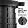 Collapsible Camping Stool for Hiking & Commuting – Adjustable Height