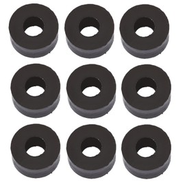 TERF® Black Nylon Spacer Washer M8 (8mm) X 25mm X 10mm Nylon Spacer Washers Size: 8mm Inside Diameter (Hole) X 25mm Out Side Large Diameter X 10mm Thickness - Pack of 8