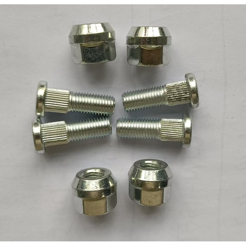 XYUJIE Front or Rear Wheel Studs & Lug Nuts #