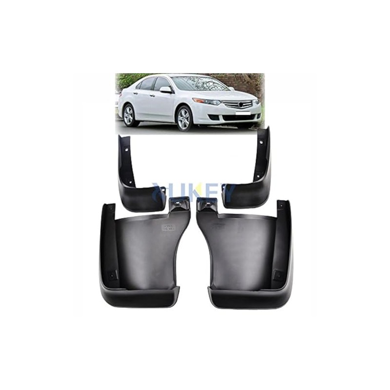 XUKEY Auto Molded Splash Guards for Acura TSX 2009 2010