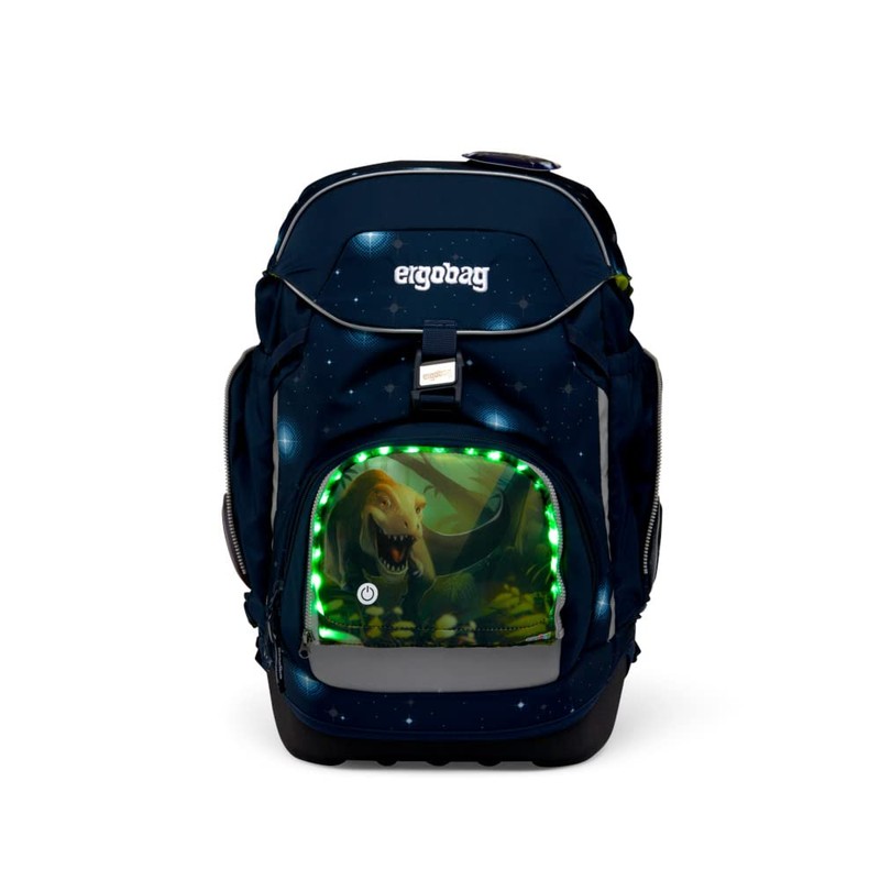 ergobag LED Zippies School Bag Accessory Front Pocket Motif Worlds