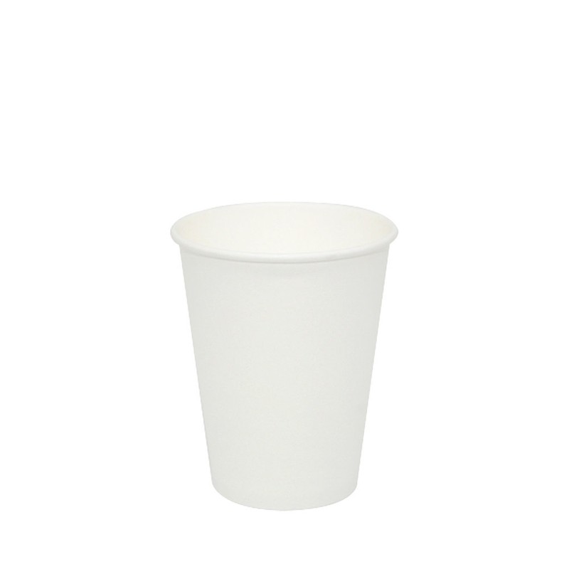1000 8oz plain take-out paper cups, disposable cafe / 종이컵