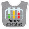 inktastic Future Scientist Chemist Chem Teacher Baby Bib Heather and