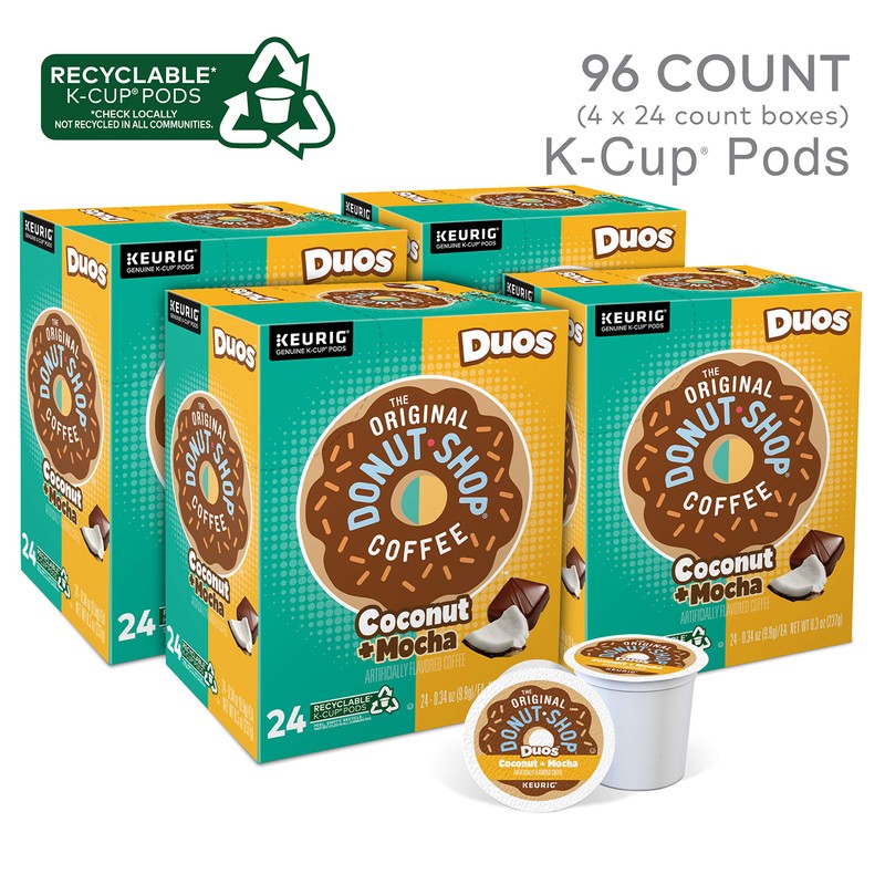 The Original Donut Shop Duos Coconut + Mocha Keurig Single-Serve