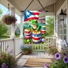 HOMETITUTE Puerto Rico Coquí Garden Flag 28 x 40 Inch