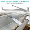 20 Pcs Gutter Hangers 5 Inch K Style with Pre-Inserted