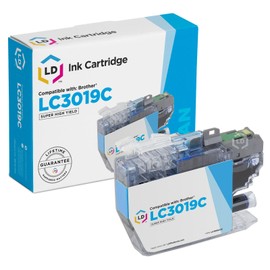LD Compatible Ink Cartridge Replacement for Brother LC3019C Super High Yield (Cyan)