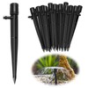 60 pcs 360 Degree Water Irrigation Drippers Drip Emitters, Adjustable