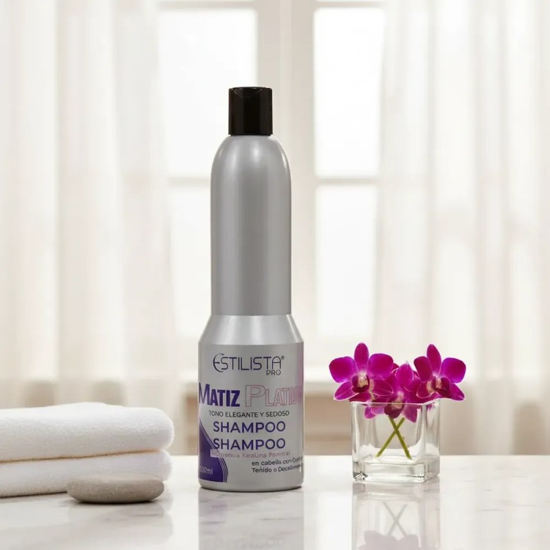 Estilista Shampoo Matiz Platino 800 Ml