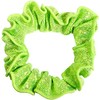 Snowflake Designs Sparkle Hair Scrunchie - Lime Green
