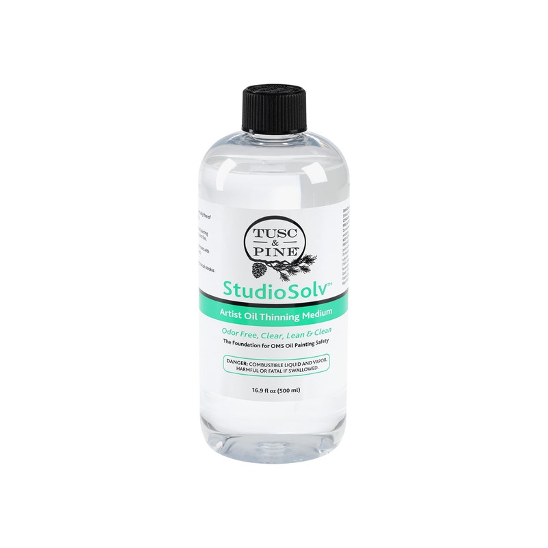 Tusc & Pine StudioSolv™ Odorless Mineral Spirits 16.9oz (500ml) -