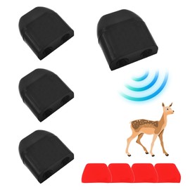 SIGANDG Pack of 4 Deer Whistle Ultrasonic Deer Whistle, Wild Animal Warning Devices, Avoid Beating Animals, for Cars, Trucks, Motorcycles