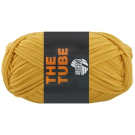 LANA GROSSA The Tube | Soft, Filled Tubular Yarn Ideal for Home Accessories and Bags | Hand Knitting Yarn Made of 60% Cotton & 40% Nylon | 200 g Wool for Knitting & Crocheting | 114 m Yarn