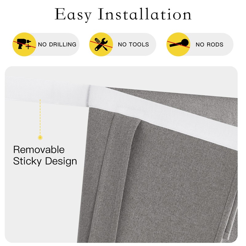 NICETOWN Lockdown Shade for Classroom Door Window Privacy, Linen Small
