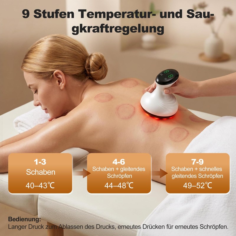Cellulite Massager Lymphatic Drainage Device Electric Vacuum Cupping