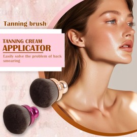 Self Tan Back Applicator Set, Multipurpose Portable Large Body Makeup Brush, Professional Oval Face Leg Makeup Brush for Beginner