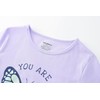 UNICABBIT21 Purple Butterfly Summer Pajamas for Girls Big Kids Cute