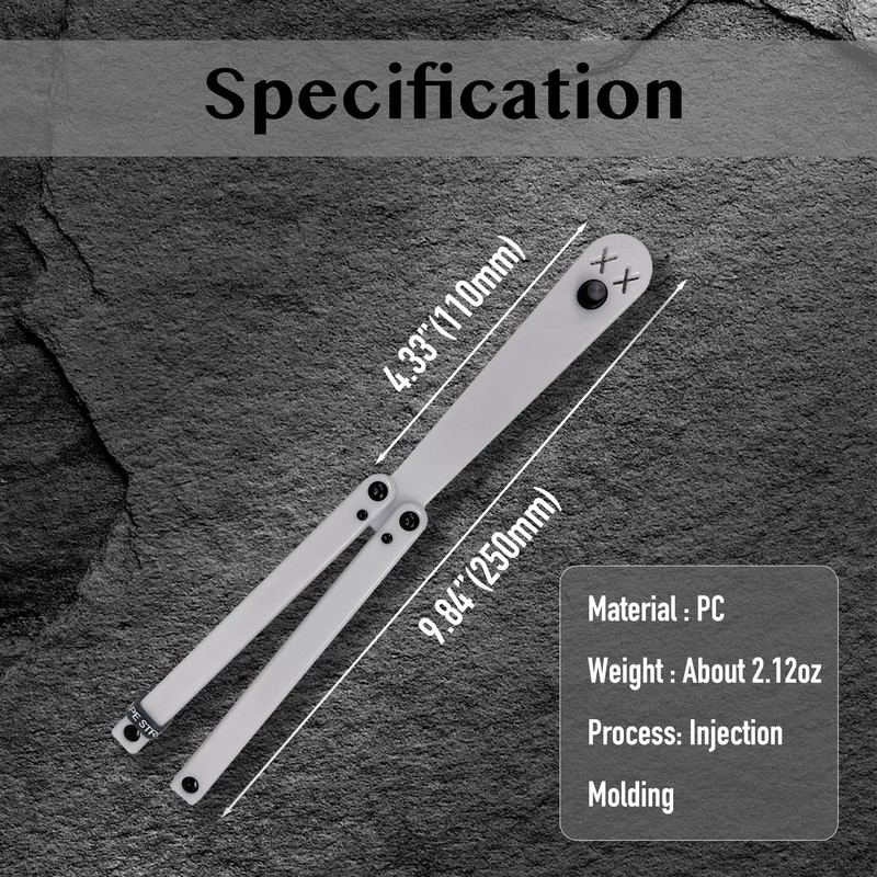 Larqety Foldable Plastic Tool, Sturdy and Lightweight, Excellent Balance, Practice