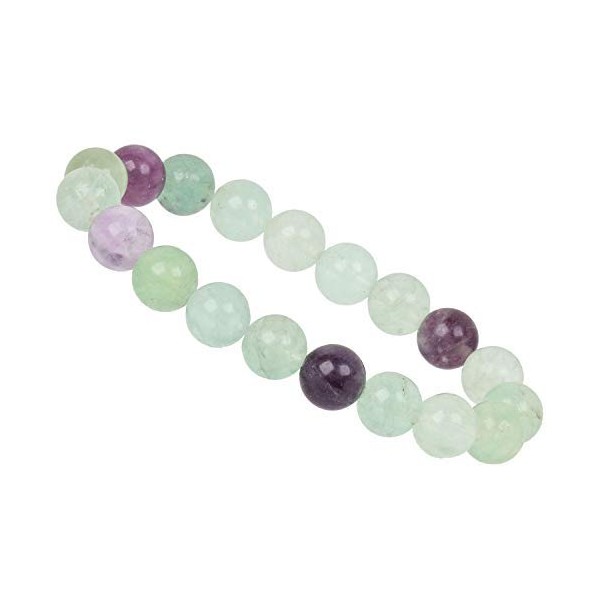 ELEDORO PowerBead Ladies Bracelet, String Gemstone Beads, 10 mm x