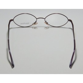 Vera Wang V15 For Ladies/Young Women/Girls Flexible Hinges Ultimate Comfort & Lightweight Eyeglasses/Spectacles (48-19-135, Blackberry)