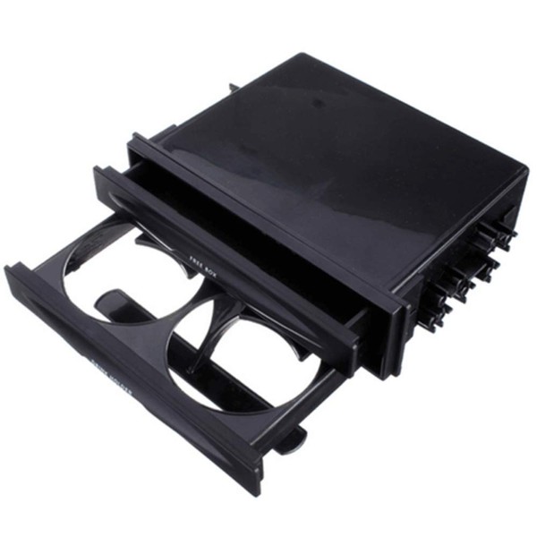 Caja de almacenamiento para el coche con doble compartimento para