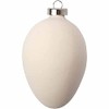 Crafty Capers 12 Ceramic 6cm Oval/Egg Bauble Ornaments to Decorate