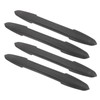 4PCS Bumper Guard Strip Carbon Fiber Pattern Textured 43cm Length