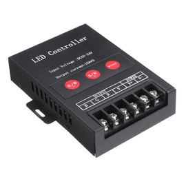 ezonpinzv New Updated Version DC 5V-24V RGB LED Controller Max 45A 15A*3 (Not 30A 10A*3) Touch Controller RGB Three-Way Signal LED Light Strip Controller