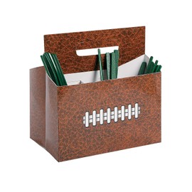 Fun Express Football Utensil Caddy (3 pockets) Party Supplies