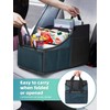 YOHOOLYO Car Seat Organizer Backseat Car Organizer with 4 Compartments,