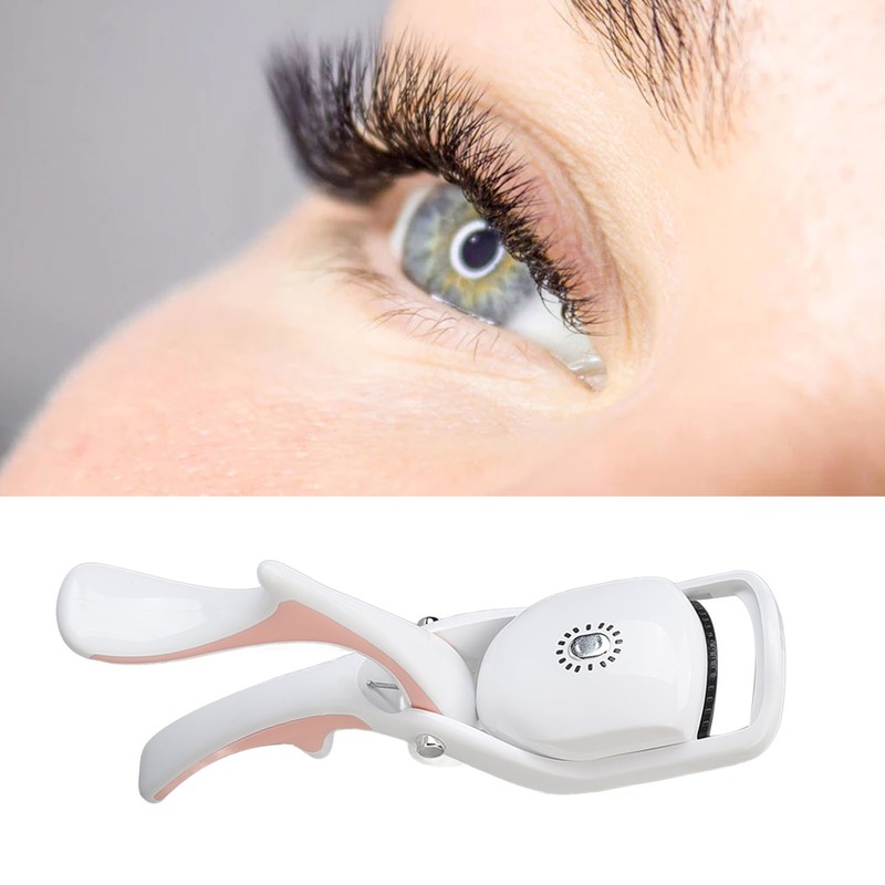 Heated Eyelash Curlers Smart Electric 3 Temperature Settings Portable Rechargeable