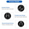 sourcing map 2Pcs Threaded Ball Knobs, M16 Female Thread Phenolic