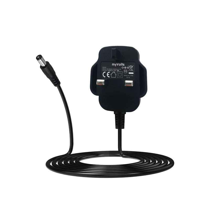 myVolts 18V power supply adaptor compatible with/replacement for Black and