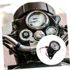 FUNOMOCYA Motorcycle Speedometer Dual Odometer Gauge Retro Modified Design Electroplated