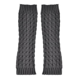 Senchanting Lady Winter Warm Leg Warmer Cable Knitted Crochet Long Socks Legging