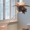 MehelloFeather Ostrich Feather Duster 27-94Inch Retractable Fluffy Natural Detachable Ostrich