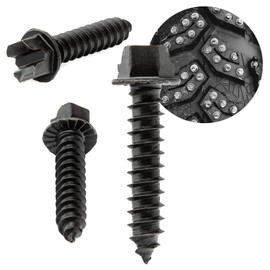 Kold Kutter AMA-Approved Traction Screws 250 Pack (#10) 3/4" - Winter Ice & Snow Tire Heavy Duty Studs Spikes for Racing Dirt Bikes, ATVs, Motorcycles, and Snowmobiles Tracks