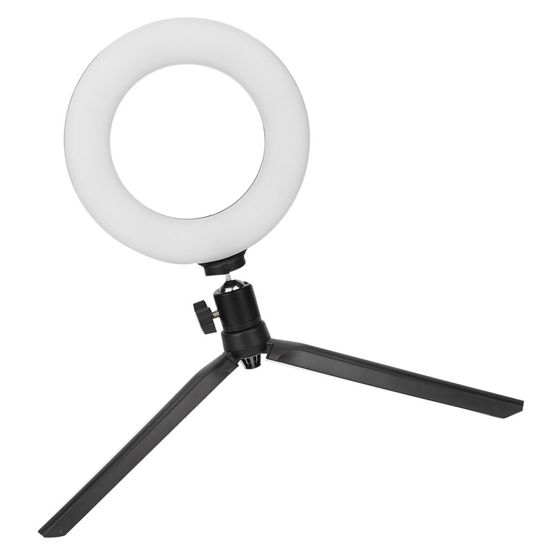 6 Inch Ring Light Dimmable LED Fill Light with Stand