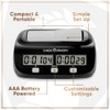 Chess Armory Digital Chess Clock - Portable Timer with Tournament