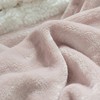 Hooded Blanket Wearable Polyester Plush Rabbit Ear Hooded Blanket Throw