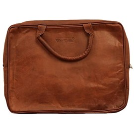 WerKens 15.6-Inch Leather Laptop Sleeve for MacBook Pro Air 15-inch, 15.6-inch Laptop - Brown
