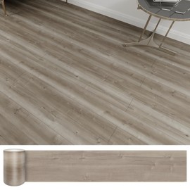 Peel and Stick Floor Tile, 36 Pack 54 Sq.Ft, Waterproof Wood Plank Vinyl Tile Stickers, Self-Adhesive DIY Flooring Tiles for Bedroom, Living Room, Bathroom（36" x 6"，Winter）