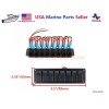 SPA-8G-B 8 Gang Toggle Rocker ON OFF Switch Panel Dash