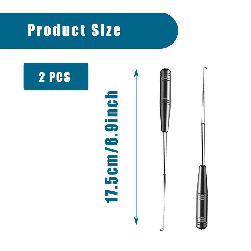 Bojueshaw 2pcs Fishing Hook Quick Removal Tool,Stainless Steel Fish Hook