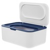 NOLITOY Wipes Dispenser Refillable Wipe Holder Lid Portable Tissue Storage